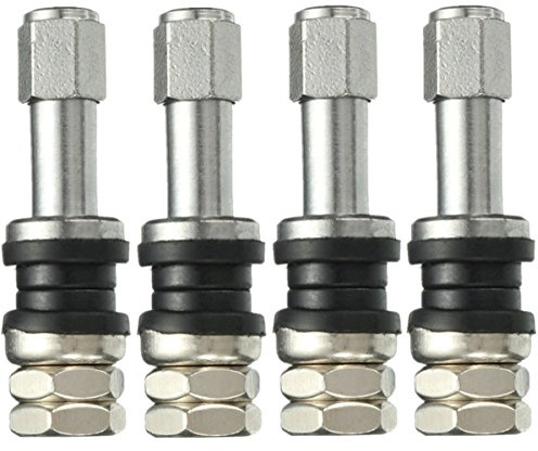 Alamor 4 X Universal Tr43E Metal Clamp-in Tubeless Pneu Roue Schrader Valve