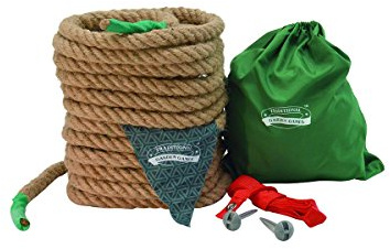 Traditional Garden Games TGG125 Tauziehen Naturseil 10m