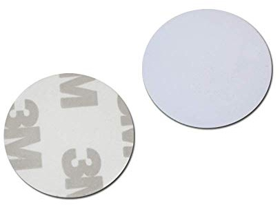10x RFID Tag 125Khz COIN 25mm Ø PVC Transponder Wasserdicht Selbstklebend (nicht beschreibbbar nur lesen)