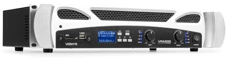 Vonyx VPA600 Verstärker 2x 300 W mit Bluetooth und MP3-Player