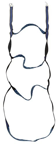 KOSDFOGE Strickleiter Für Marineboote Mit Haken, Nylon, Blau, Tragbar, Faltbar, Für Yachten, Kajaks, Schlauchboote(4-step ladder)