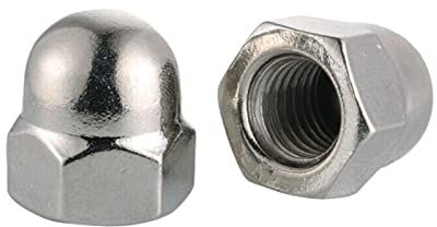 1-30 Stück Edelstahl/Nylon/Messing Sechskanthut Hutmuttern M3/M4/M5/M6/M8/M10/M12/M14/M18/M20/M22/M24/M27/M30/M33/M36