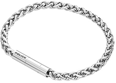 Police Temptation II PEAGB0010701 Armband aus poliertem Edelstahl für Herren, Einheitsgröße, Edelstahl Edelstein, Kein Edelstein