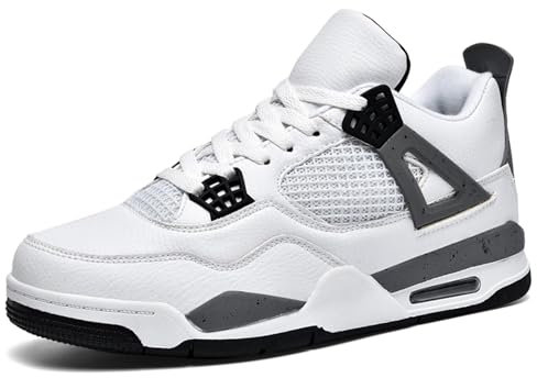 Marbury Herren Damen Air 4 Retro Sneaker Schuhe Skateboardschuhe Laufschuhe Turnschuhe mit Luftpolster Walkingschuhe Basketballschuhe Sportschuhe