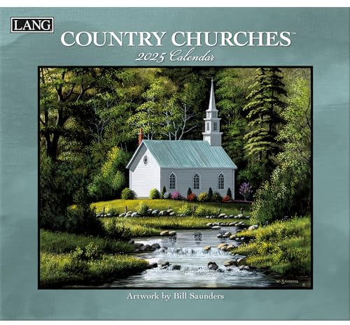 LANG Country Churches 2025 Wandkalender (25991001904)