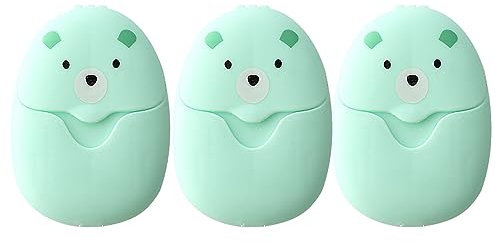 YIBOZI 150 hojas de jabón desechables portátiles para baño, láminas de papel espumoso para el hogar, viajes, baño al aire libre