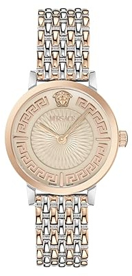 Versace Damen Analog Quarz Armbanduhr Greca Fortuna