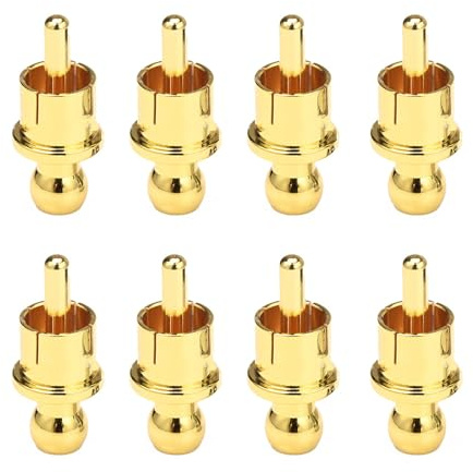 Hkfgdjdl Tapas protectoras de metal chapado en oro, tapones de ruido para mejorar el sonido de la música