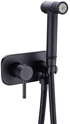 Ensemble de douchette Murale dissimulée pour Bidet, douchette à Main en Laiton chromé