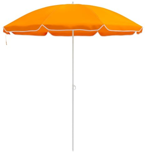 fsahslih Ombrellone da spiaggia, Colore: arancione., 160 cm