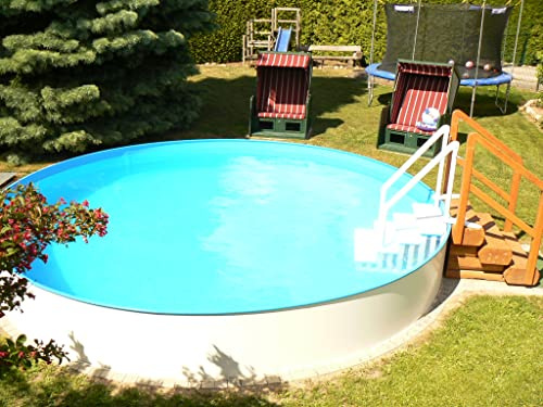 Poolzon Stahlwandpool Komplettset Fun-Zon 3,00 x 1,50m, Rundbecken