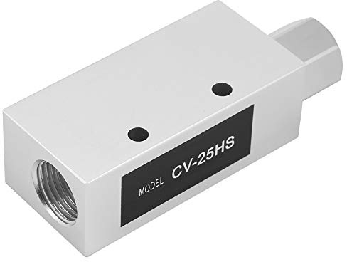 Akozon Válvula de generador de vacío, eyector neumático de generador de vacío con escape de aire CV-25HS