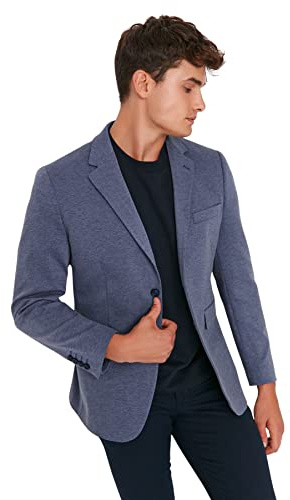 Trendyol Giacca - Blu Navy - Regular, Indaco, 54