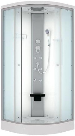 AcquaVapore Duschkabine Fertigdusche Dusche Komplettkabine D10-00T0 80x80 cm ohne 2K Scheiben Versiegelung