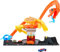 Hot Wheels Let’s Race Netflix - Coffret L’Attaque De La Pizzeria avec 1 Voiture Incluse, Piste Serpent en Spirale, Générateur Aléatoire, Échelle 1/64, Jouet Enfant, A Partir De 4 Ans, HTN81