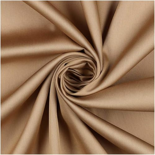 Baumwoll-Satin ab 50x150cm unifarben Oeko-Tex zertifiziert Meterware Baumwollstoff Satinstoff