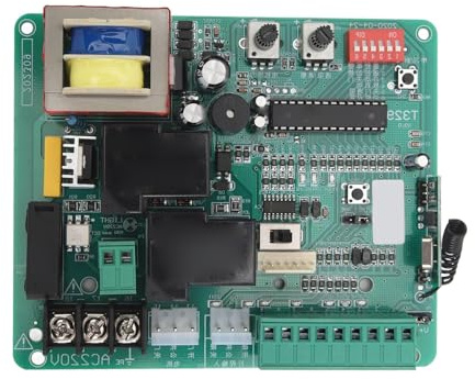 kmgfsd Placa de control de circuito universal de 220 V para puerta corredera, módulo controlador de apertura de puerta corredera