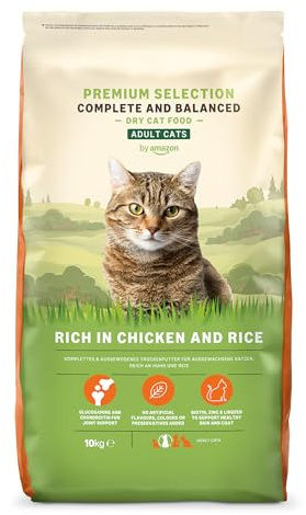 by Amazon Complete - Alimento Secco Completo Per Gatti Adulti Ricco In Pollo E Riso, 1 X 10 (Precedentemente un marchio Lifelong, stesso prodotto)