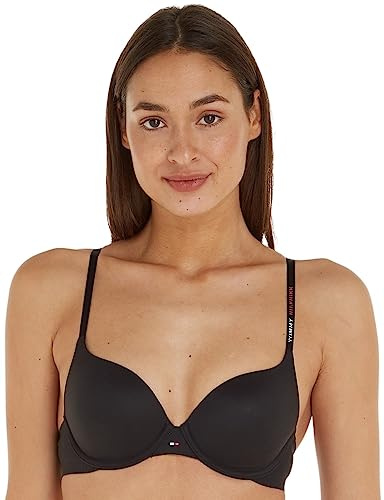 Tommy Hilfiger Push Up Bra Push-Up-BHs Damen, Schwarz (Black), 36B