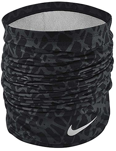 NIKE Dri-Fit Wrap 2.0 Mehrzweck-Stirnband Running Sport Halswärmer Kopfbedeckung (schwarz/anthrazit/silber)