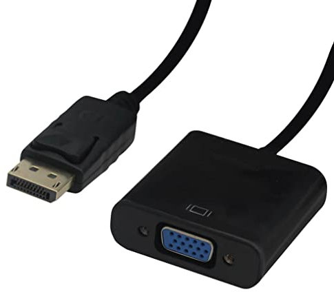 DISPLAYPORT ENCHUFE A ADAPTADOR DE Enchufe VGA, Adaptadores de Audio Video DVI a VGA, Qty.1 | 2409EV