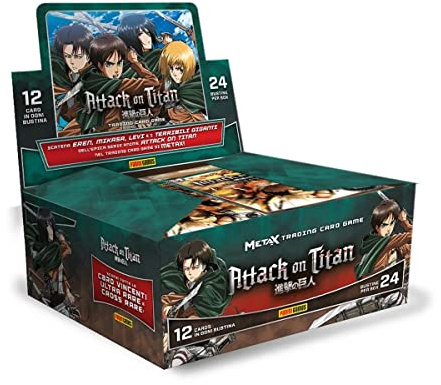 Attack On Titan Trading Card Game - Scatola da 24 Bustine Panini