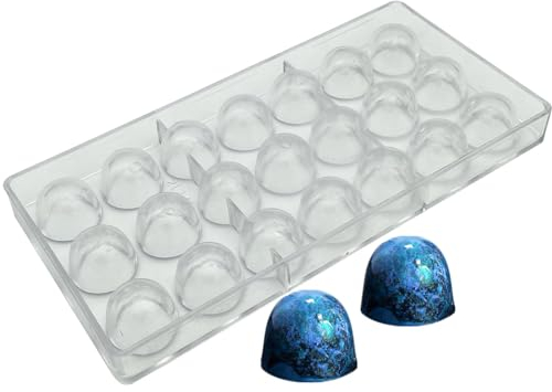 Goldbaking Molde de policarbonato con forma de campana, para bombones y caramelos, herramienta de bricolaje