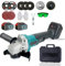 Cordless Angle Grinder 18V Brushless Angle Grinder Tool w/ 2X 5.5Ah Battery & Charger, 2-Position Adjustable Auxiliary Handle, for Cutting, Grinding, Polishing