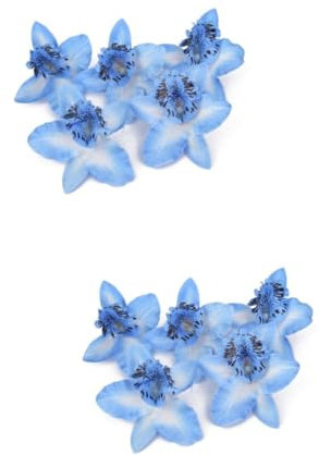 PRETYZOOM 40 STK künstliche Seidenorchidee Seidenblumen selber Machen künstliche Blumenköpfe Künstliche Orchideen künstliche Gänseblümchen künstliche Blumen basteln Künstlicher Orchideenkopf