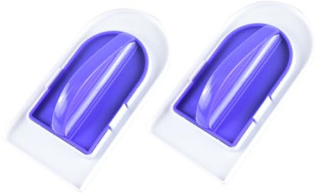 Mipcase 2pièces Grattoir à Gâteau Lot De Outil De Décoration De Pâtisserie Pour Fondant Crème Lissage Facile