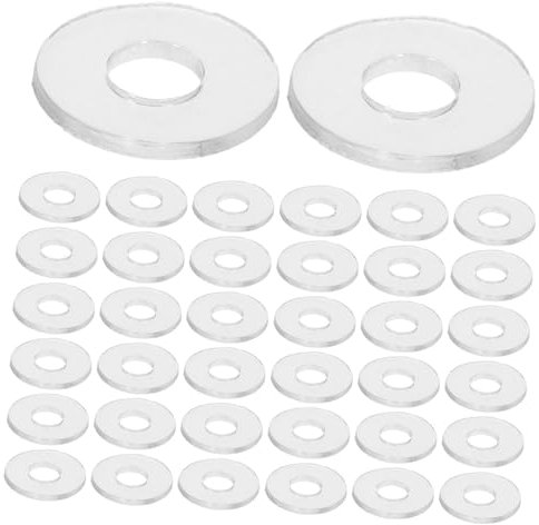 Zerodeko 500pièces Lot de Rondelles Vinyle pour Poignée De Douche Rondelles De Fixation Et Joints De Vis Plats