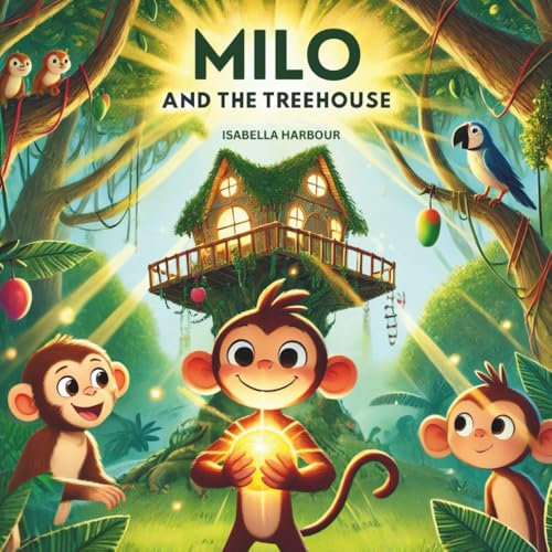Milo And The Treehouse: An Adventure of Monkey Friendship, Teamwork, and Jungle Exploration for Kids Ages 3-5