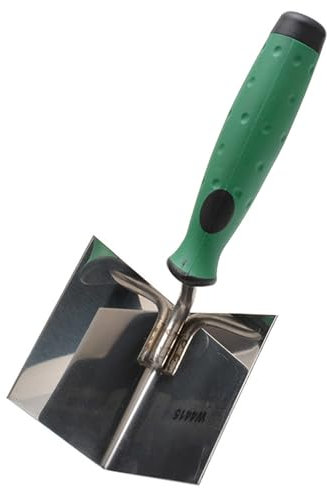 Spatola per intonacatura in acciaio inox per pareti interne esterne e rifiniture professionali per riparazione angolare, spatola ergonomica per intonacare