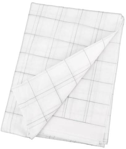 Smältbart Mellanlägg med 6,35x6,35cm Rutnät, 120x370cm Slitstarkt och Tvättbart Lätt Nonwoven-Layoutrutnät Strykbart Mellanlägg Lämpligt för Sömnad Quiltning Gör-Det-Själv-Pyssel