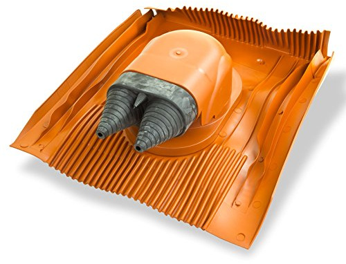 Klöber Venduct DUO Solardurchführungs-Set rot Universal Dachdurchführung Solarleitung KE8270-0100