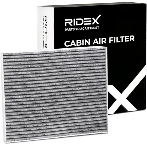 RIDEX 424I0041 Innenraumfilter Pollenfilter Aktivkohlefilter Höhe: 21 Breite: 215 Länge: 266 Kompatibel mit OPEL Corsa D Schrägheck S07 Corsa E Schrägheck X15 Adam M13, FIAT GRANDE PUNTO 199
