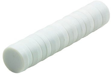 Magnetastico | 10x Starke Neodym Magnete mit Schutzschicht| Farbe Weiß & Größe 12x6 mm| Kleine Magnete extra stark, Büromagnete| Mini-Magnet für Magnettafel Kühlschrank Whiteboard & Glasmagnettafel