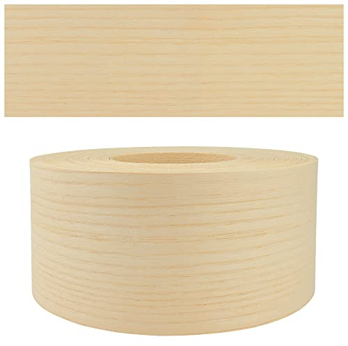 Mprofi MT® - Moldura Adhesiva y Madera Cinta de Canto Fresno | 60mm x 5m | Cantos Para Madera | Protector Bordes para Estanterías, Muebles y Paneles | Canto Termoadhesivo Duradero | Espesor 0,50mm