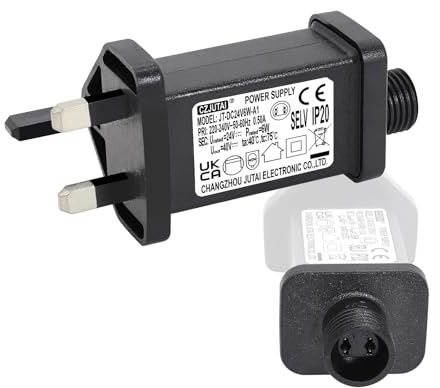 24V 6W String Lights Indoor-Outdoor Power Adapter for CZJUTAI JT-DC-24V6W /4.5W-IP20 for Christmas Tree Lights