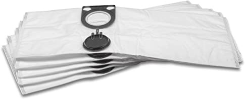 vhbw 10x sacchetti compatibile con Metabo AS 1200, AS 20 L, ASA 1201 aspirapolvere - in microfibra, bianco