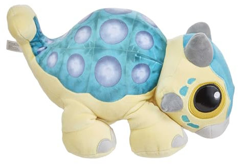 Jurassic World Ankylosaurus - Funktionsplüsch Kuscheltier, 38cm, bewegliche Beine und Brüllsound, für Kinder ab 3 Jahren, HHB48