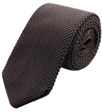 WANYING Herren 7cm/ 2,75 Schmale Strickkrawatte Gestrickte Narrow Krawatte Knit Tie Retro Sporty Casual Büro Basic für Gentleman