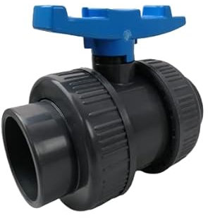 Pondlife PVC Kugelhahn 2 Wege AF Klebemuffe Größe 50mm