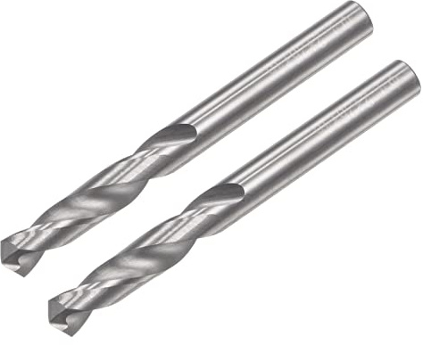 sourcing map 2 Stück VHM Bohrer Spiralbohrer Hochleistungsbohrer Ultrahart 4.2 mm C2/K20
