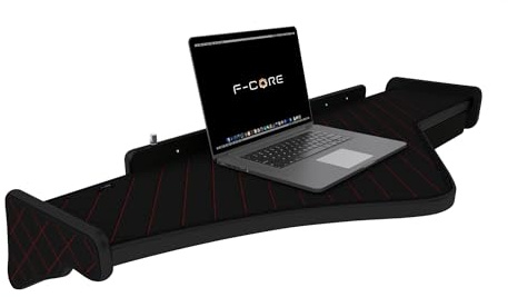 F-CORE Tablettes Tableau de Bord Camion compatibilité pour Renault Premium II 01.05-12.13 Double avec tiroir Panneau LED 24V Noir/Rouge
