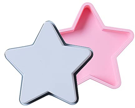 CANDeal 2 STÜCKE 11 Zoll Große Sterne Form Silikonformen Zum Backen, Herstellen Von Süßigkeiten, Harz, Gelee