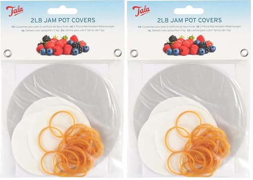 Tala 10A01230 2 lb Jam Pot Covers (Pack of 2)