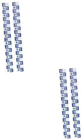 Gatuida 2pcs Water Gauge Stickers Reflective Accurate Self-adhesive for Tarp Repair Pool Water Level Barometer
