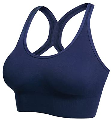 Dinglong Pole Dance Il Reggiseno Prova delle Donne con Grandi Tette e Bella Indietro Può essere regolato per il Reggiseno di Esercizio Yoga Pole Dance, Marina, M