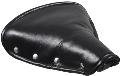 Retro Ledersattel Sitzkissen Für Vintage-Trikes Und Fahrräder Bequemer Und Langlebiger Fahrradsattel in Schwarz Für Optimales Fahrvergnügen